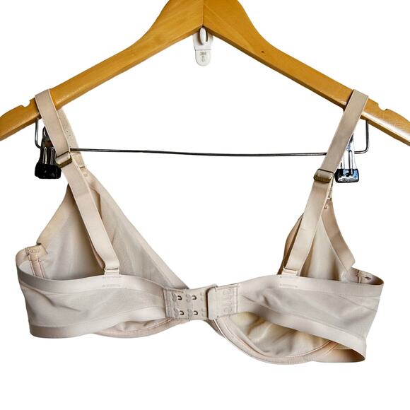 CUUP The Plunge Mesh Bra in Sand/Blush Sz 34E - Picture 4 of 4